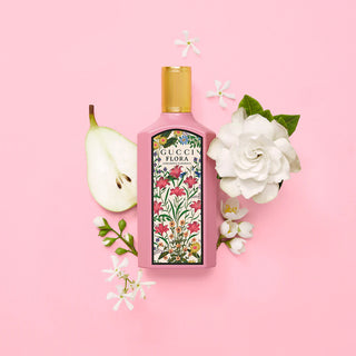 Parfum Gucci Flora Gorgeous Gardenia Pink 100ml, fragrance élégante et raffinée.
