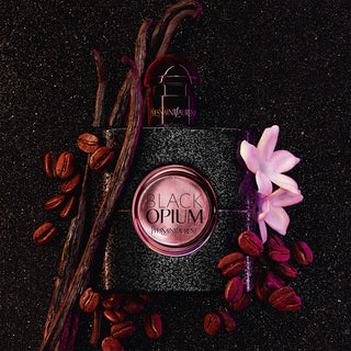 Parfum Ysl Black Opium 90ml, fragrance élégante et raffinée.