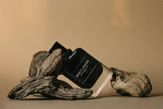 black and white labeled bottle