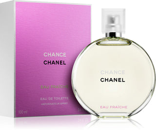 Parfum Chanel Chance Eau Fraiche 100ml, fragrance élégante et raffinée.